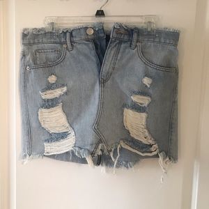 Denim skirt